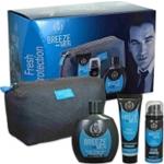 BREEZE MEN CONFEZIONE DEODORANTE 100ML + SCHIUMA DA BARBA 50ML + BALSAMO DOPOBARBA 50ML