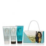 OLIO SETA TRAVEL KIT ORO DEL MAROCCO CAPELLI E CORPO SHAMPOO MASCHERA BAGNOSCHIUMA 100ML 3 PZ