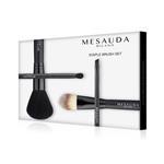 MESAUDA STAMPLE BRUSH SET POCHETTE KIT PENNELLI MAKE UP PROFESSIONALI 4 PZ
