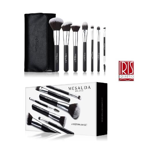 MESAUDA ARTIST BRUH SET POCHETTE KIT PENNELLI MAKE UP PROFESSIONALI 7 PZ