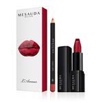 MESAUDA KISS KIT FRENCH ROSSETTO MATT LUNGA DURATA + MATITA LABBRA 