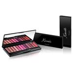 MESAUDA KISSABLE PALETTE ROSSETTI LABBRA MATTE TROUSSE 12 COLORI