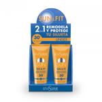 SUN & FIT 2 1IN 1 RIMODELLANTE E PROTEZIONE SOLARE 30+ RAGGI UVB UVA 200ML