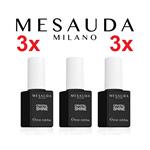 3PZ MESAUDA SMALTO CRYSTAL SHINE COAT EFFETTO VETRO 11 ML