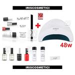 MESAUDA STARTER KIT GEL POLISH SEMIPERMANENTE 7 PZ + LAMPADA SUNONE UV LED 48W