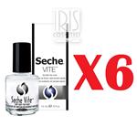 6PZ SECHE VITE DRY TOP COAT SIGILLANTE ASCIUGA PROTEGGE SMALTO UNGHIE 14 ML