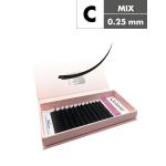 KALENTIN EXTENSION CIGLIA FLAT ELLIPSE C Ø0,25 - MIX 0.25 MM