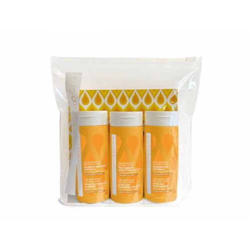 CONTEMPORA SUN LOVERS KIT SHAMPOO + OLIO + MASCHERA SOLARE PER CAPELLI HAIR SUPERFOOD DOPOSOLE FILTRO UV ARGAN  100ML X3