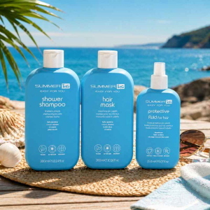 ING SUMMER KIT 3 PRODOTTI E POCHETTE OMAGGIO SHAMPOO DOCCIA 300ML +  SPRAY PROTETTIVO 150ML + MASCHERA 300MLVEGANO 